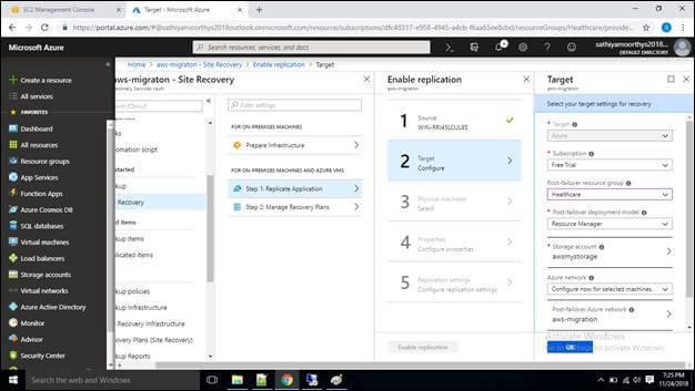 On-Premises Disaster Recovery Set Up In Azure Cloud Using Azure Site Recovery