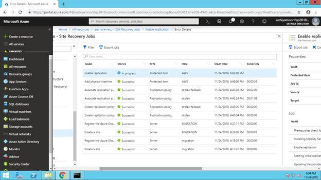 On-Premises Disaster Recovery Set Up In Azure Cloud Using Azure Site Recovery