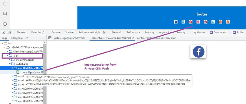 Optimize SPFx Image render with Private CDN