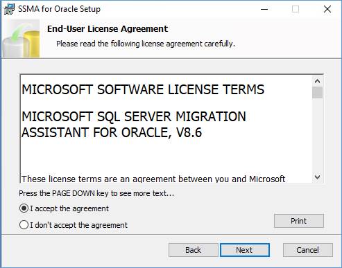 Oracle Database Server To Microsoft SQL Database Server Migration