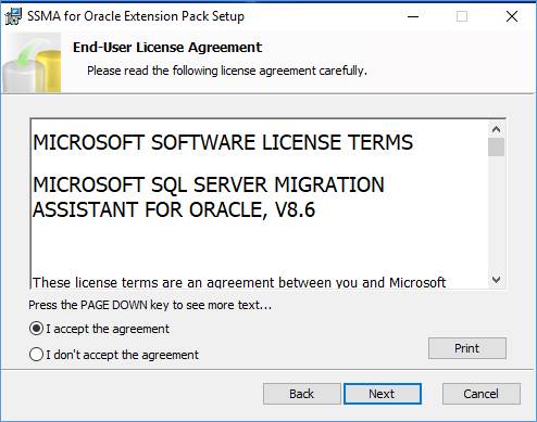 Oracle Database Server To Microsoft SQL Database Server Migration