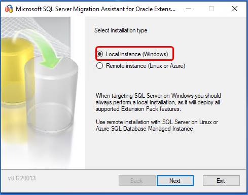 Oracle Database Server To Microsoft SQL Database Server Migration