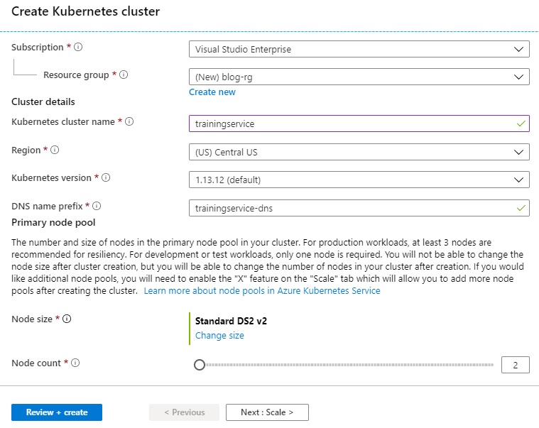 Orchestrating .Net Core Application Using Azure Kubernetes Service