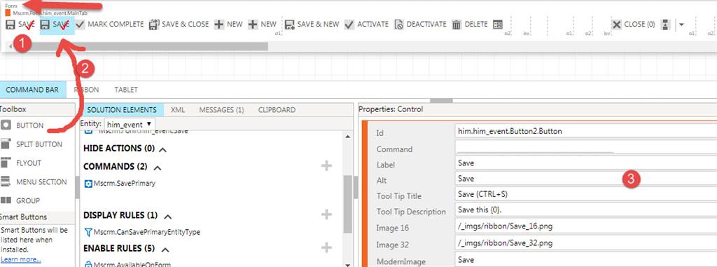 Overriding Out Of Box Command Button Behavior - Step By Step UCI