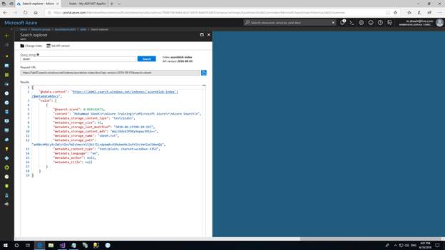 Overview Of Azure Search