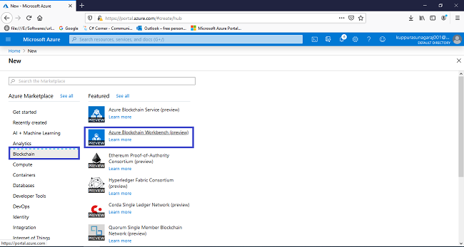 Overview Of Blockchain And Azure Blockchain Workbench