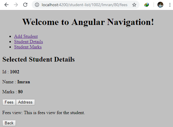Child Routes In Angular