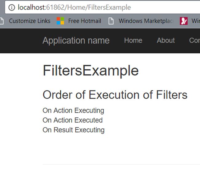 Overview Of Filters In MVC Part Two