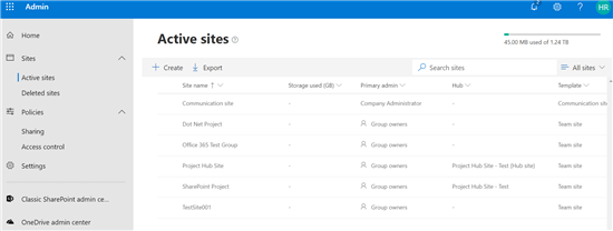 SharePoint Online - Hub Sites