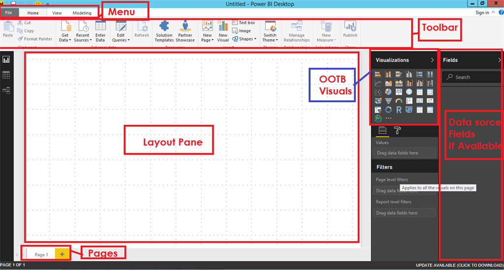 Overview of power bi desktop