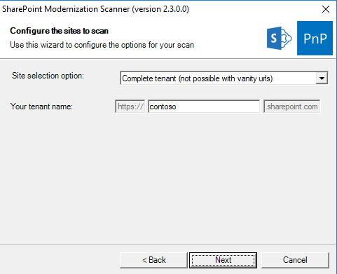 Overview of SharePoint Modernization Scanner
