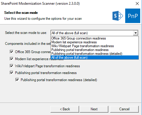Overview of SharePoint Modernization Scanner