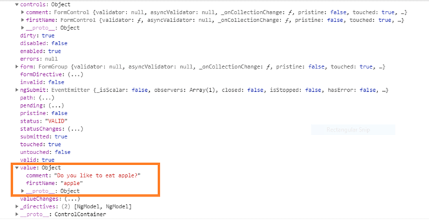 property ‘value’