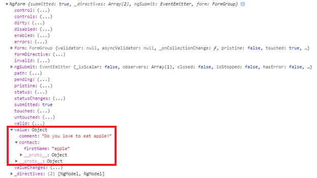 file and submit the form