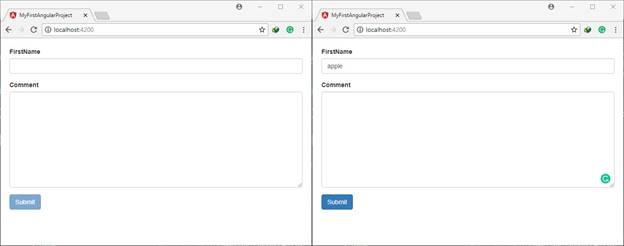 Disabling the Submit Button