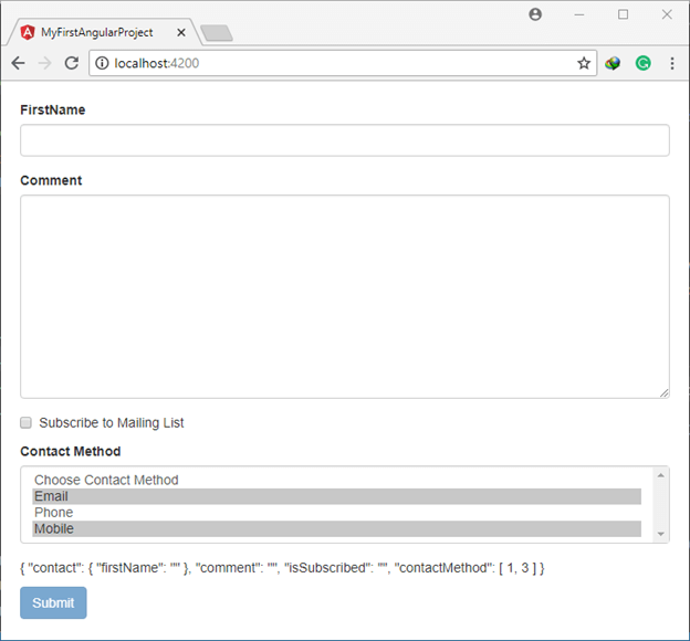 multiple html attribute with select element