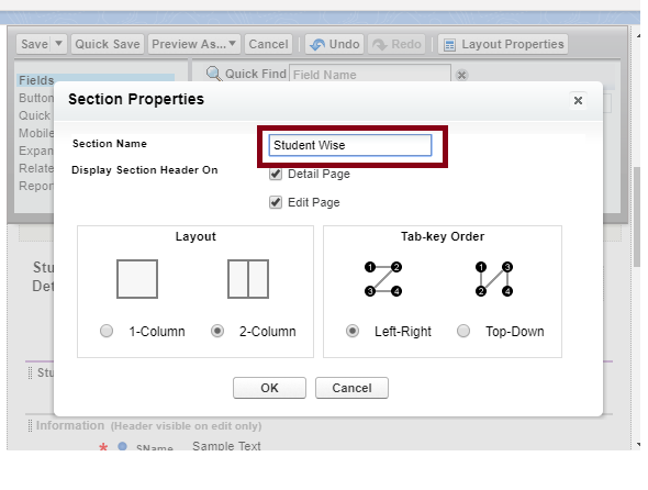PageLayout In SalesForce