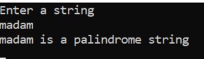 Palindrome String Program in C#