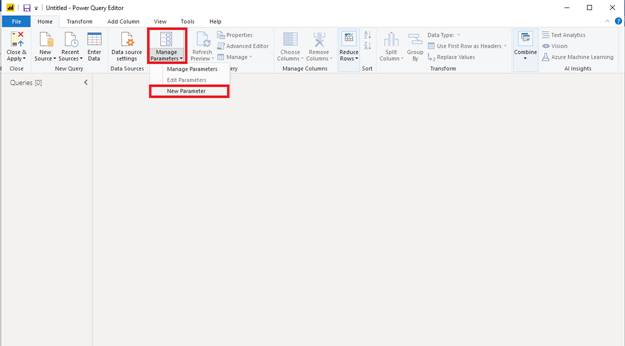 Parameters in Power BI Desktop
