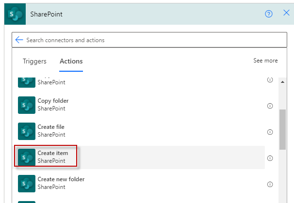 SharePoint list create