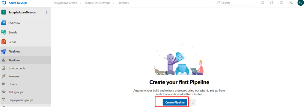 CI/CD Implementation For Simple Web Application Using Azure DevOps