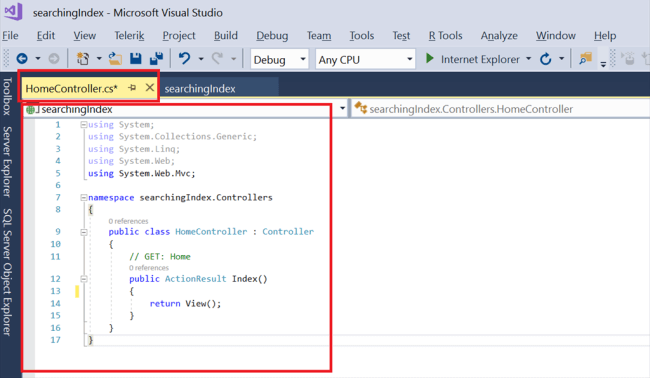 Searching The Index In Azure Portal And Implementation Using Visual Studio