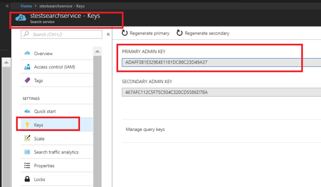 Searching The Index In Azure Portal And Implementation Using Visual Studio