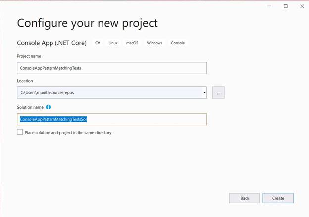 Pattern Matching in C#