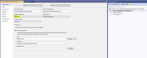 Pattern Matching in C#