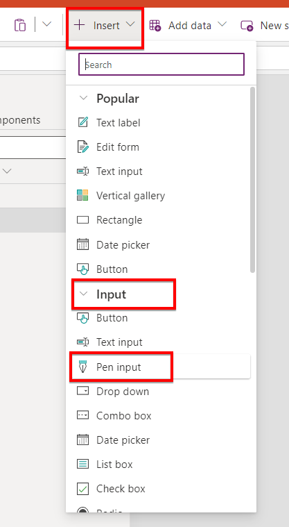 Understand PenInput control in PowerApps