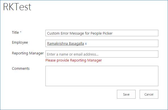 People Picker Field Actions In SharePoint Using JavaScript (JSOM)