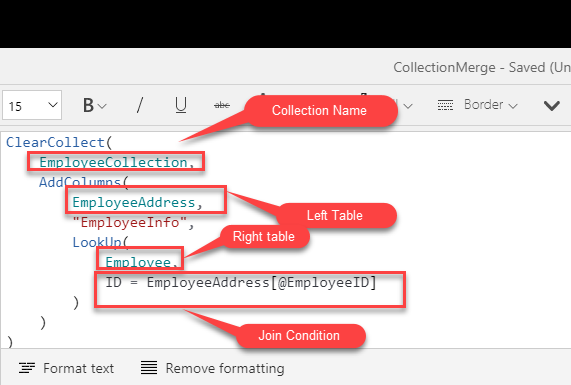 Perform Join In PowerApps Collection
