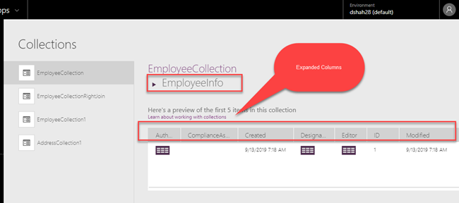 Perform Join In PowerApps Collection
