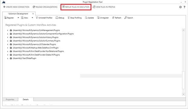 Plugin Profiler in Dynamics CRM