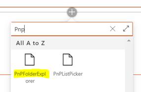 PnP Folder Explorer Control In SharePoint Framework