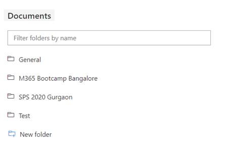 PnP Folder Explorer Control In SharePoint Framework