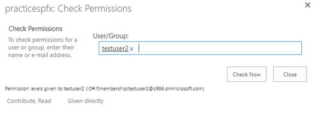 PnP Security Trimmed Control In SharePoint Framework