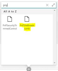 PnP Site Breadcrumb Control In SharePoint Framework