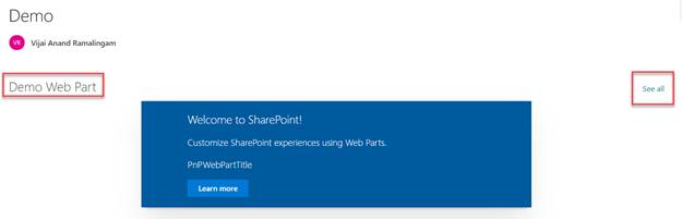 PnP Web Part Title Control In SharePoint Framework