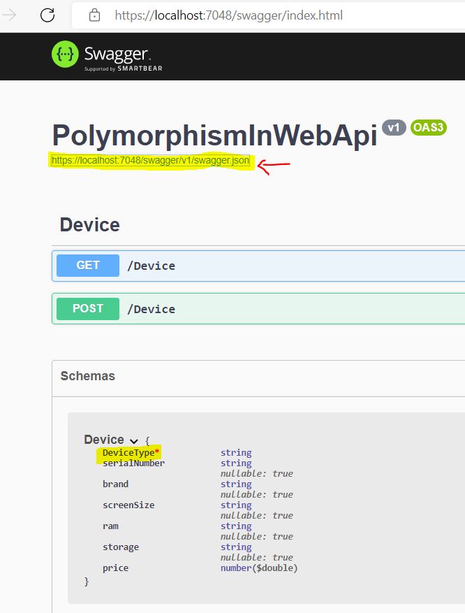 Polymorphism In Web API Net Core 6