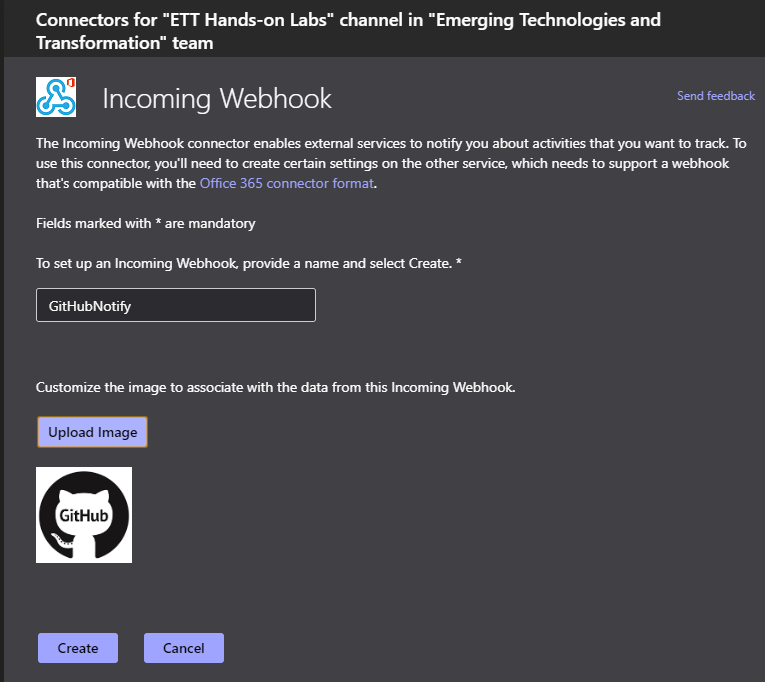 Post GitHub Events to a Microsoft Teams Channel Using C#.NET
