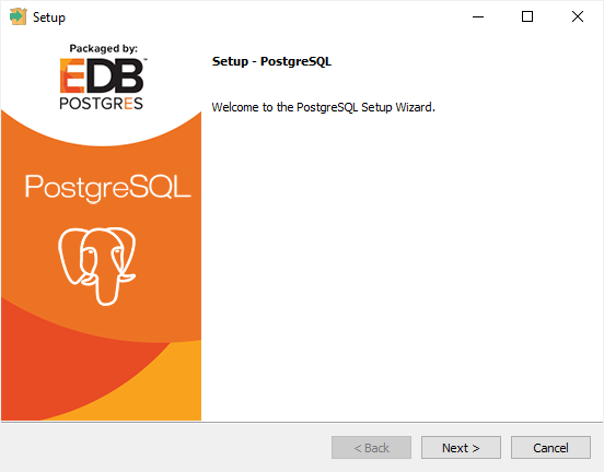 Install PostgreSQL on Windows