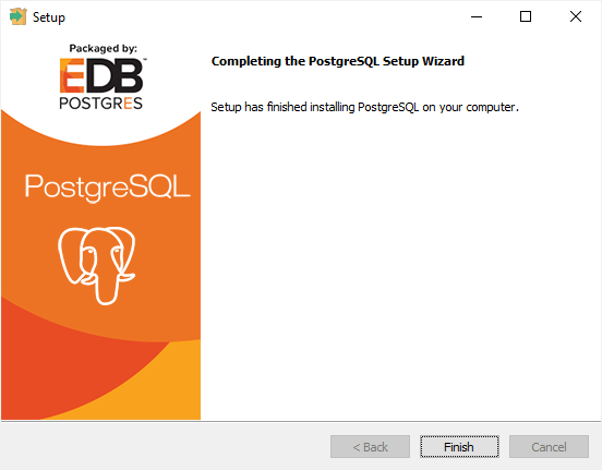 Install PostgreSQL on Windows