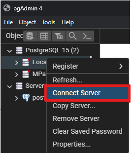PostgreSQL Database Backup and Restore using pgAdmin