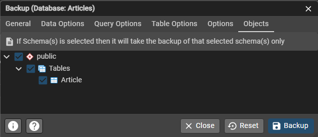 PostgreSQL Database Backup and Restore using pgAdmin