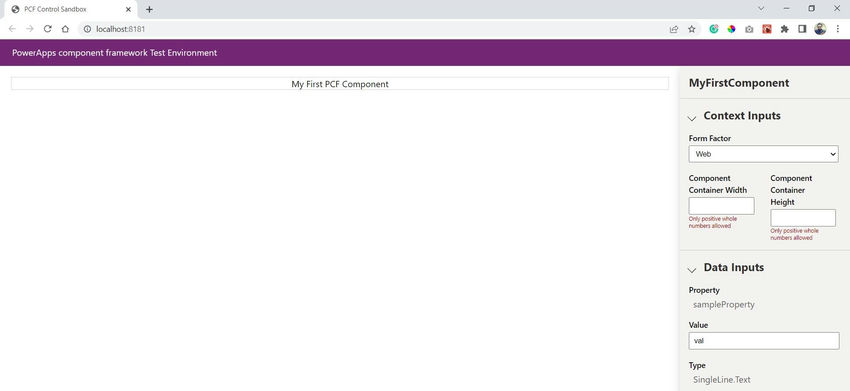 Power Apps Components Framework (PCF)