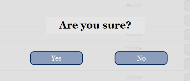Power Apps Confirmation Pop up