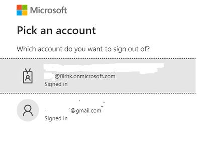 Choose Microsoft Account