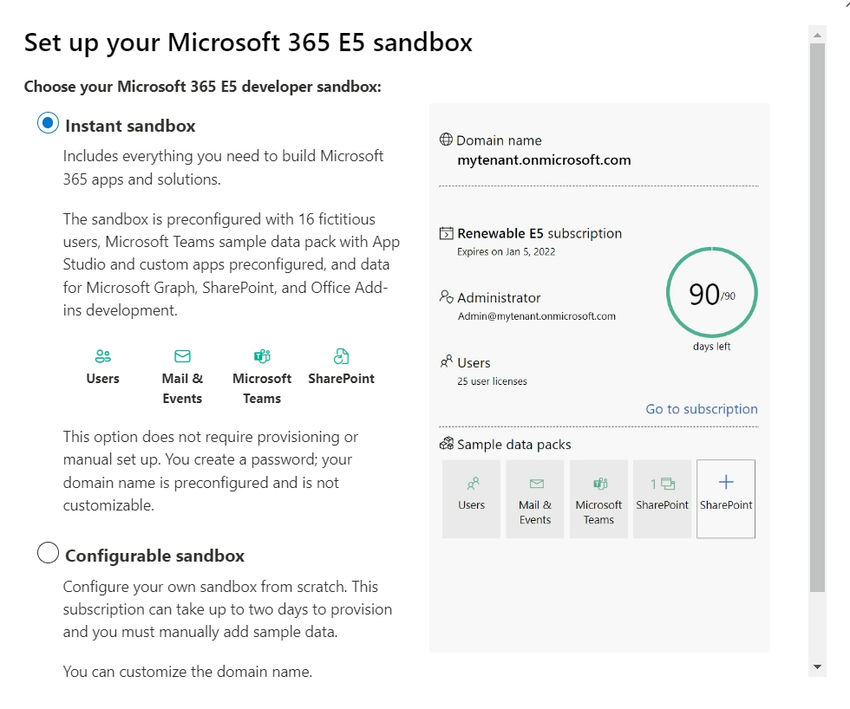 Set Up Microsoft 365