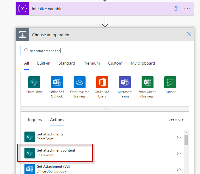Power Automate Sending Attachments